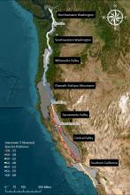 Species Richness along I-5