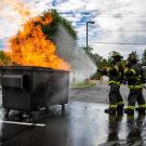 putting out the fire